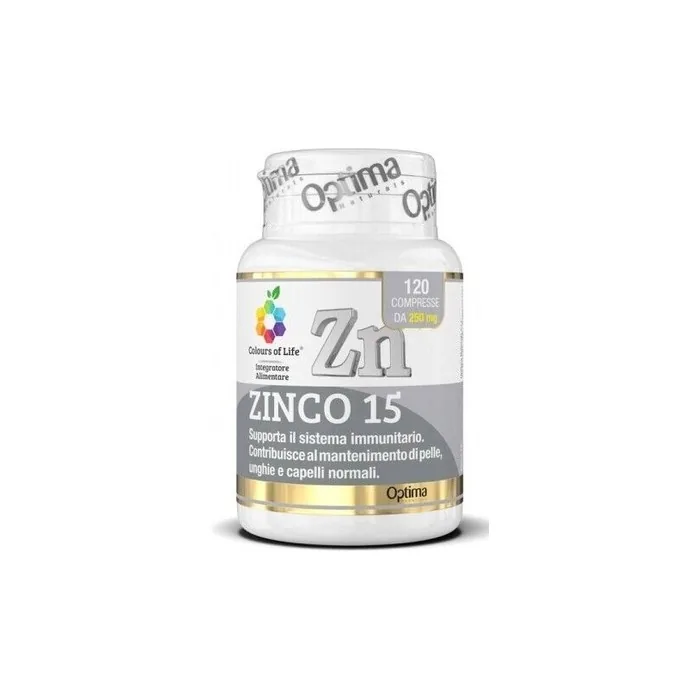 Zinc 15 Optima Naturals 120 Tablets