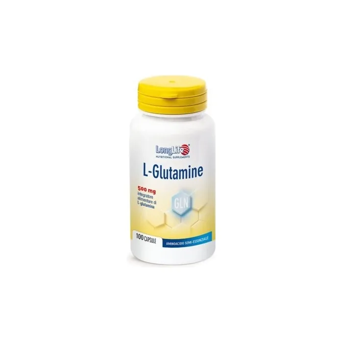 L-Glutamine 500mg LongLife 100 Capsules