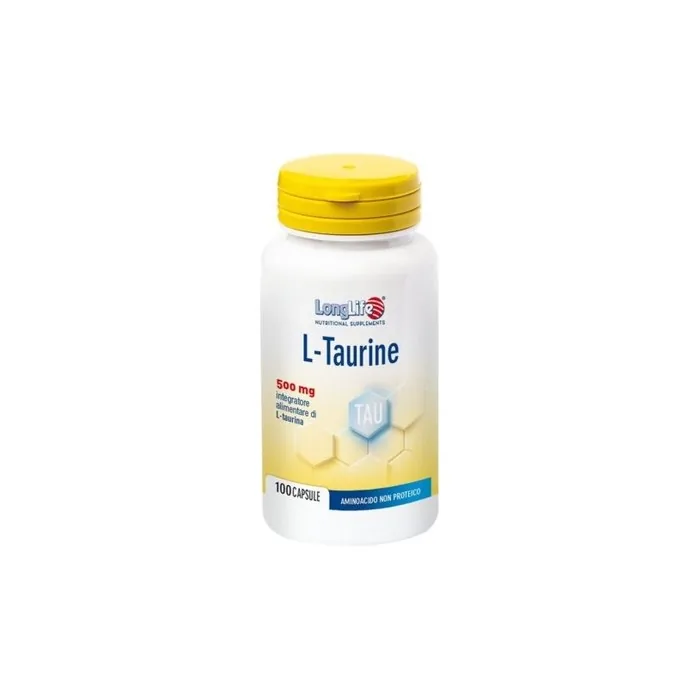 L-Taurine 500mg LongLife 100 Capsules