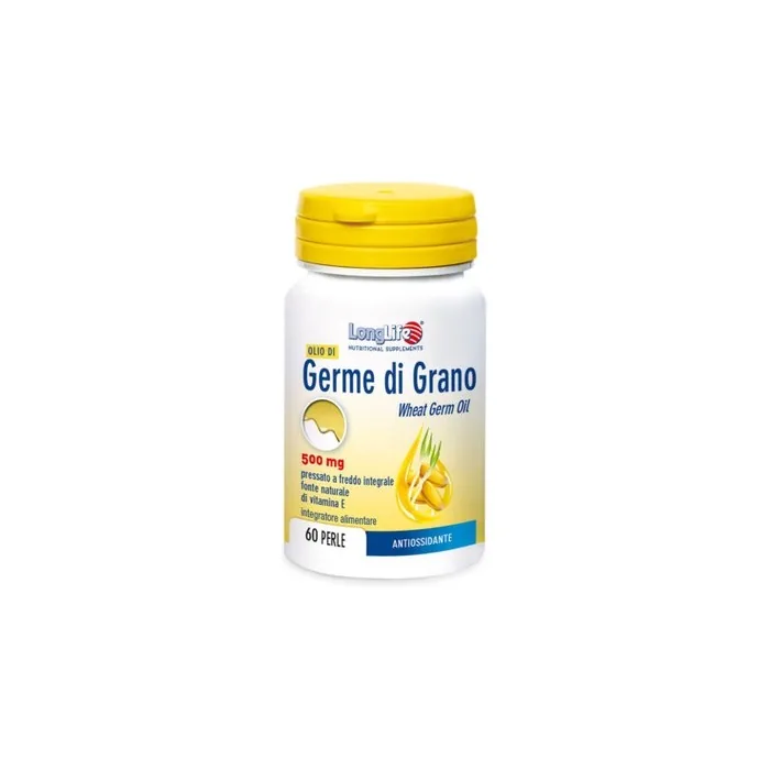 LongLife Wheat Germ Oil 500mg 60 Pearls