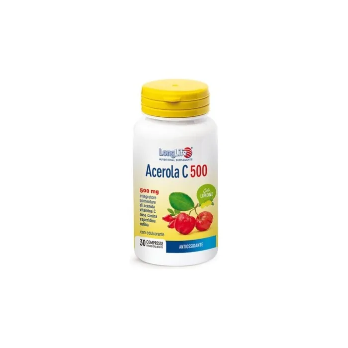 Acerola C 500 Lemon LongLife 30 Tablets