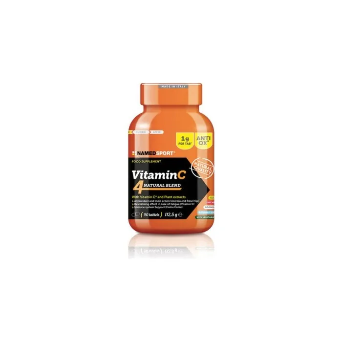 Named Sport Vitamin C 4 Natural Blend Dietary Supplement 90 Tablets