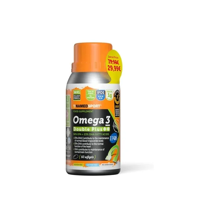 Named Omega 3 Double Plus Food Supplement 60 Soft Gels