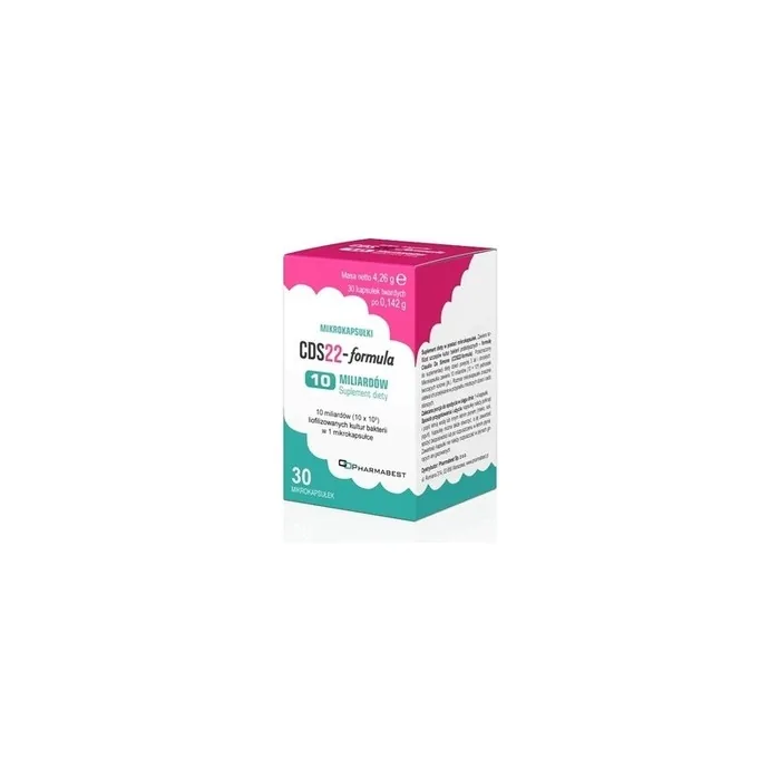 Pharmabest Cds22 Formula Microcapsules 10 Billion 30 Capsules