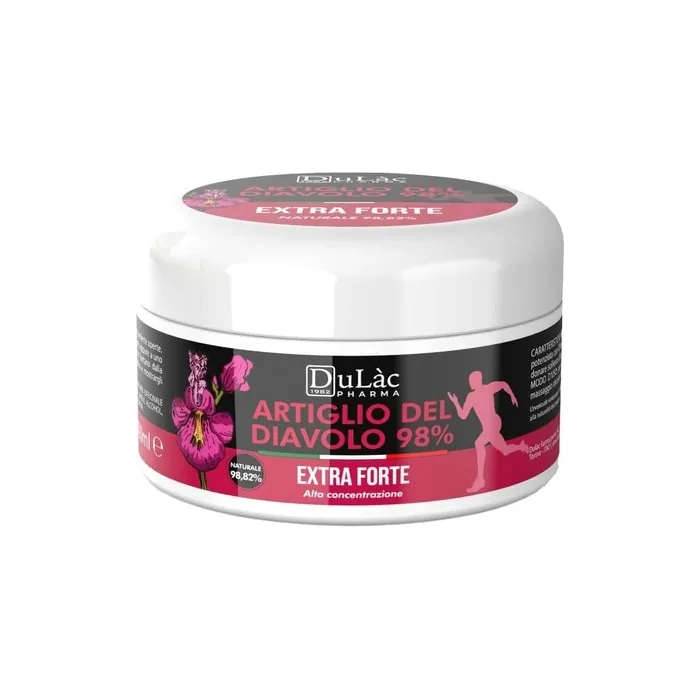 Devil's Claw Gel 98 Extra Strong 300ml Made In Italy For Massage To Joints And Muscles Natural Formula And Dermatologically Tested On Sensitive Skin Dulc Pharma