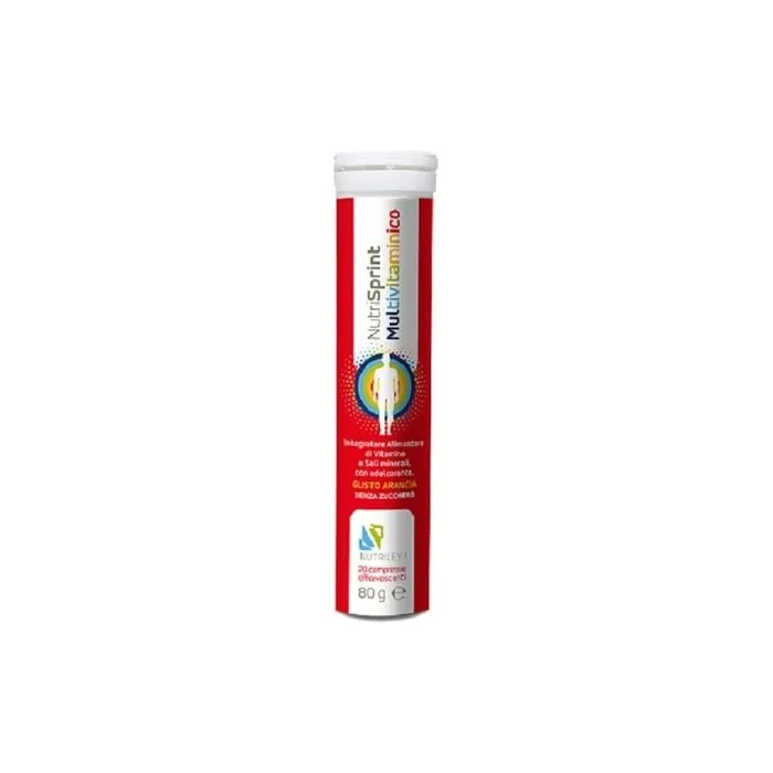 Nutrisprint Multivitamin 20 Effervescent Tablets 80g Sugar Free