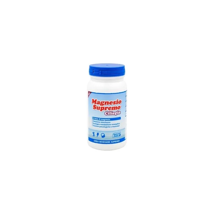 Natural Point Magnesio Supremo Dietary Supplement 150 G Powder Cherry Flavor