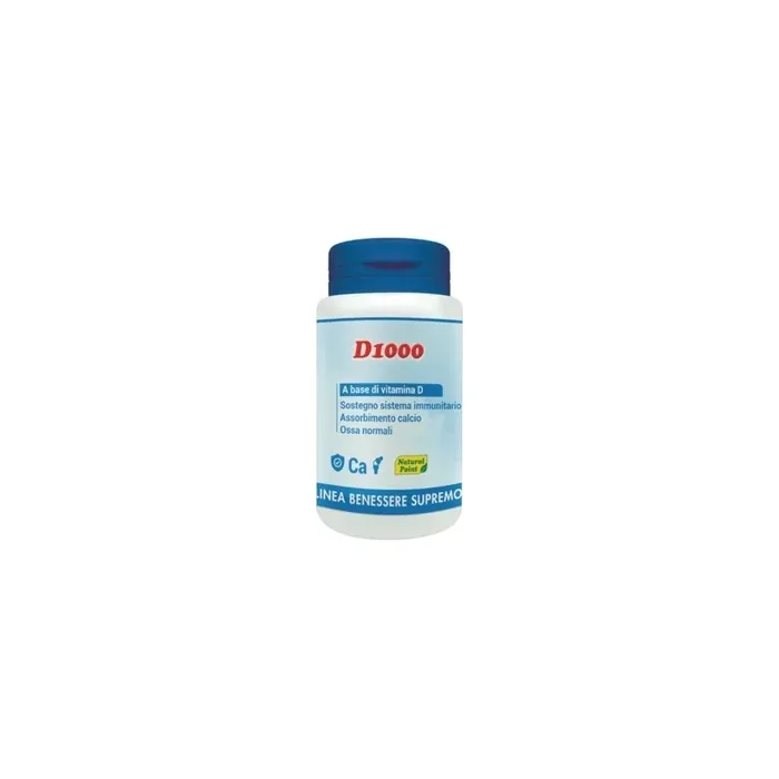 Natural Point D 1000 70 Vegetable Capsules Dietary Supplement