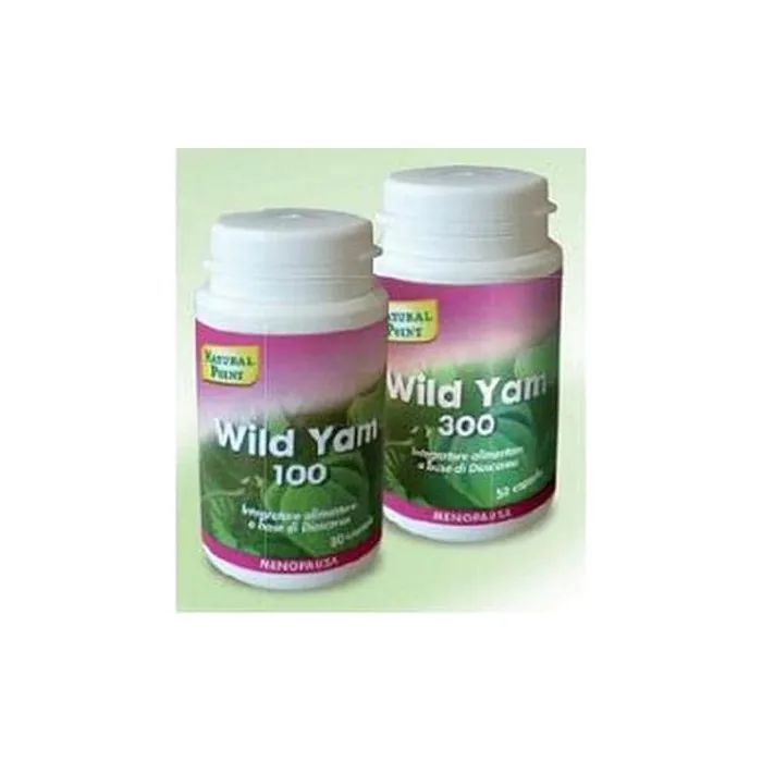 Natural Point Wild Yam 300 Food Supplement 50 Capsules
