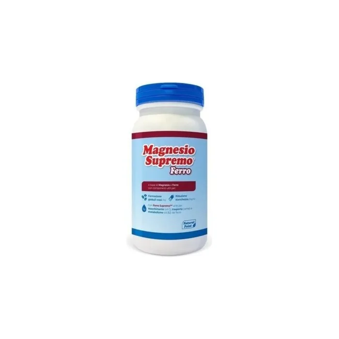 Natural Point Magnesio Supremo Ferro Iron and Magnesium Supplement 150g