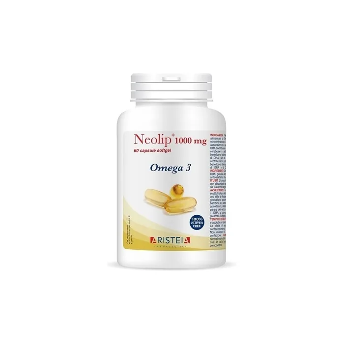 Aristeia Neolip Food Supplement 1000mg 60 Softgels