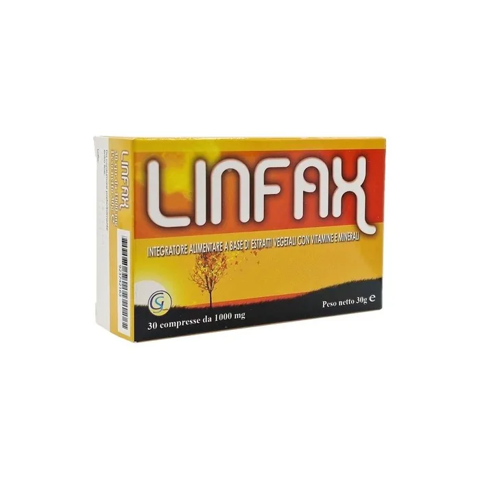 Linfax Food Supplement of Meliloto, Horse Chestnut and Garcinia Mangostana