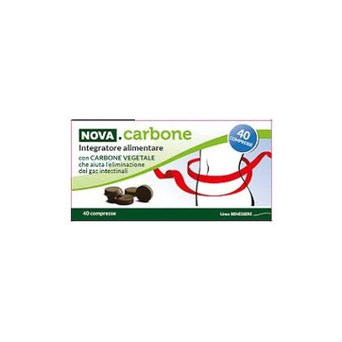 Nova Charcoal Dietary Supplement 40 Tablets