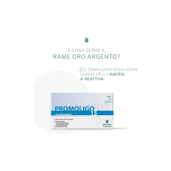 Promoligo 15 Copper Gold Silver Food Supplement Trace Elements