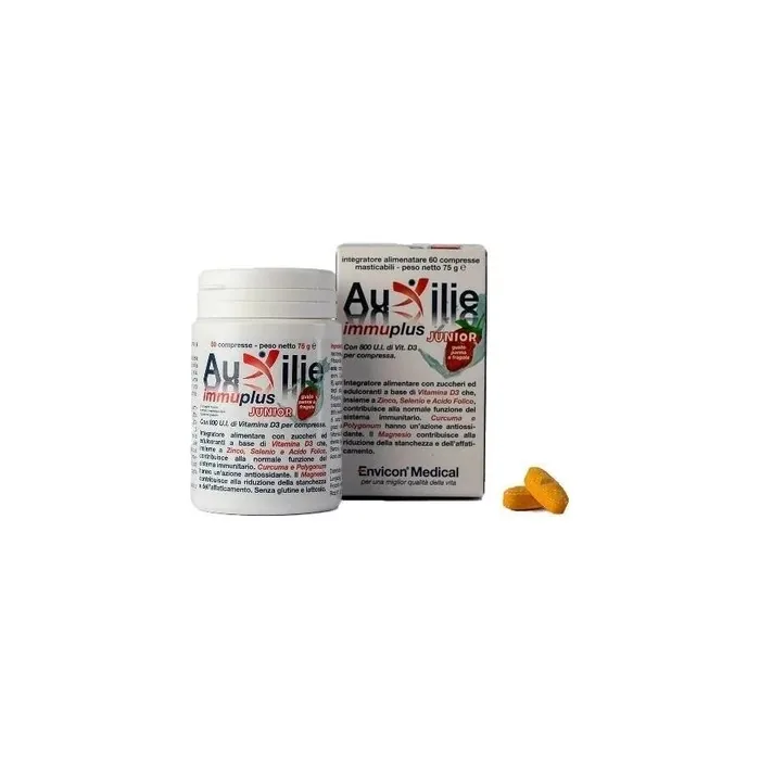 Envicon Medical Srl Auxilie Immuplus Junior Chewable 30 Tablets