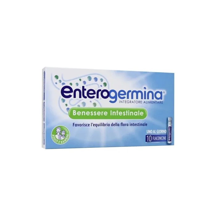 Enterogermina Intestinal Well-Being for Adults and Children 10 Bottles 5ml