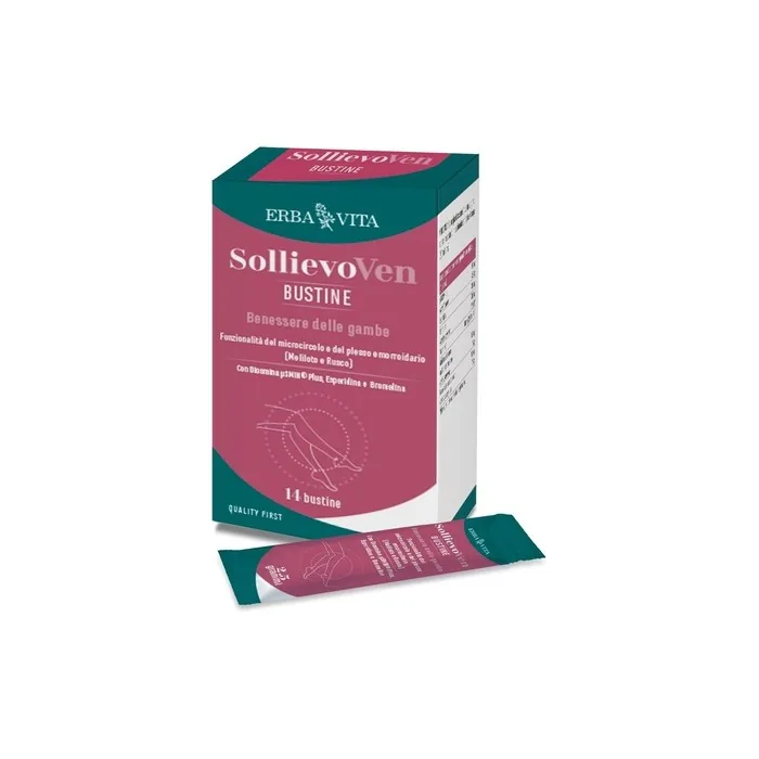 Erba Vita Relief Ven Food Supplement 14 Sachets
