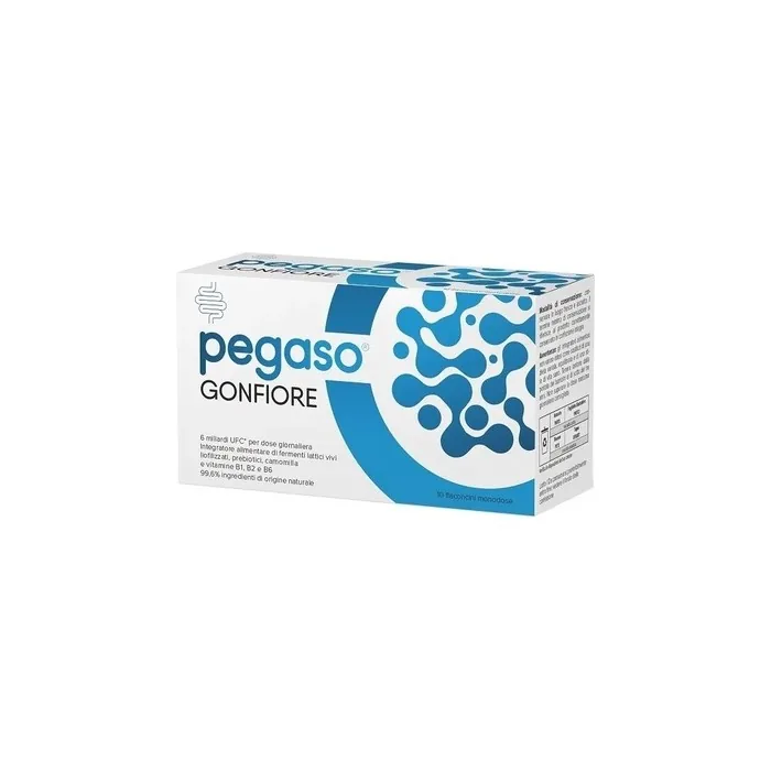 Pegaso Probiotic Supplement for Bloating and Digestion 10 Vials 10ml