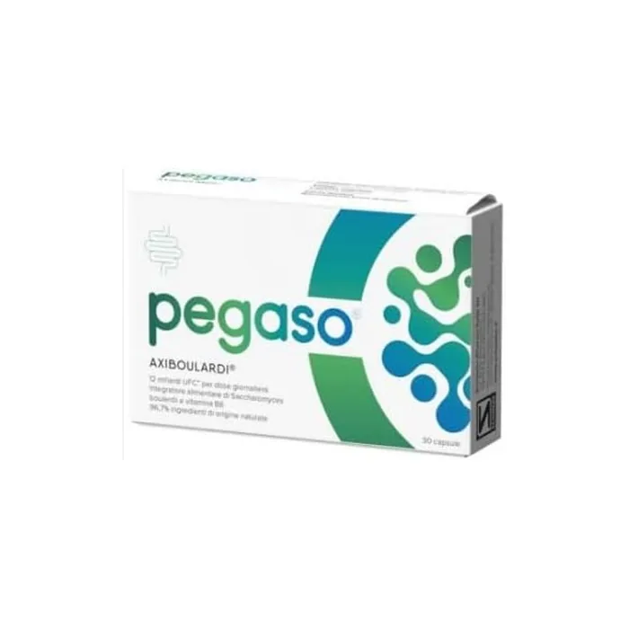 Pegato Axiboulardi Saccharomyces Boulardii and Vitamin B6 Dietary Supplement 30 Capsules