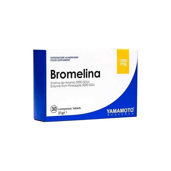Yamamoto Research Bromelain Food Supplement 30 Tablets 1000mg