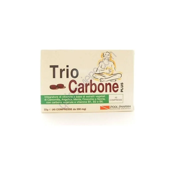 Pool Pharma Srl Triocarbone Plus Integrator 40 Tablets