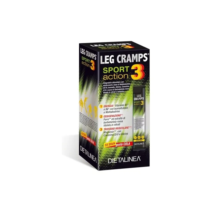 Dietalinea Leg Cramps Sport Action 3 Sports Food Supplement