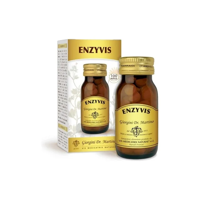 Dr Giorgini Enzyvis Tablets Digestive Enzyme Supplement of Natural Origin