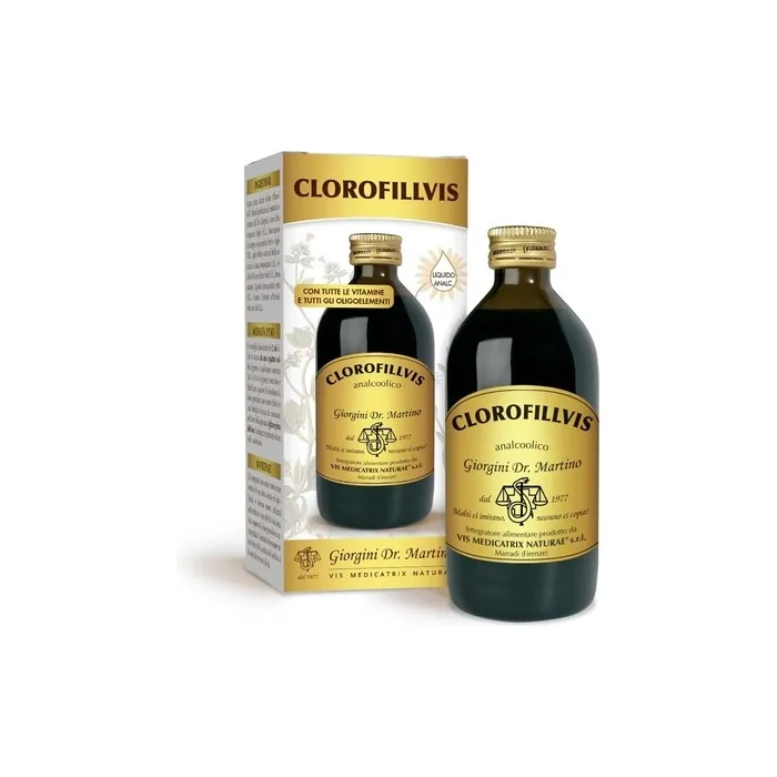 Dr Giorgini Food Supplement Clorofillvis Non-Alcoholic Liquid 200ml