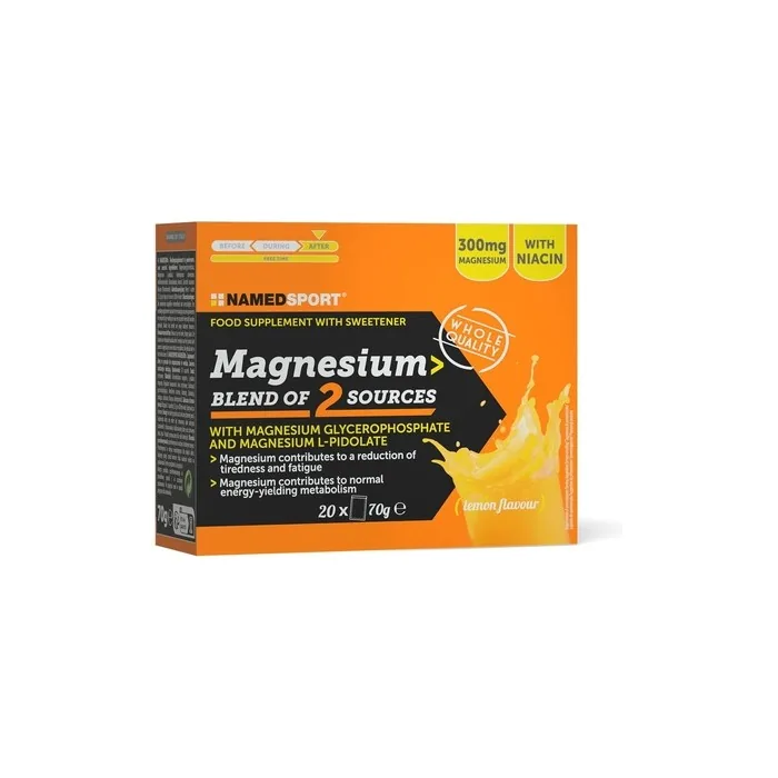 Namedsport Magnesium Blend of 2 Sources with Vitamin B3