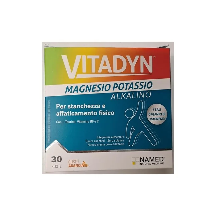 Vitadyn Magnesium Potassium Alkaline Food Supplement 30 Sachets