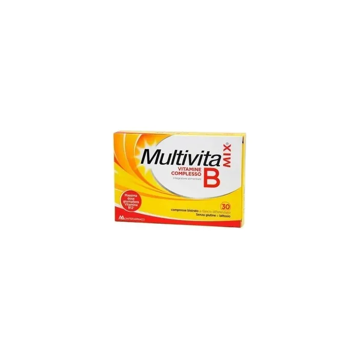 Montefarmaco Multivitamix Vitamin Supplement Complex B 30 Bistrato Tablets