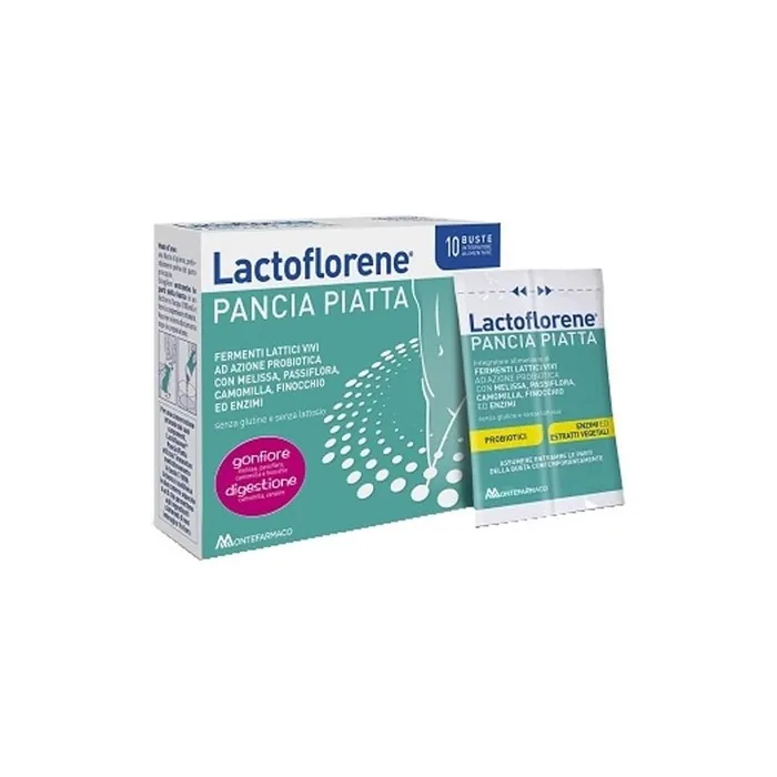 Montefarmaco Otc Lactoflorene Flat Belly 10 Bags