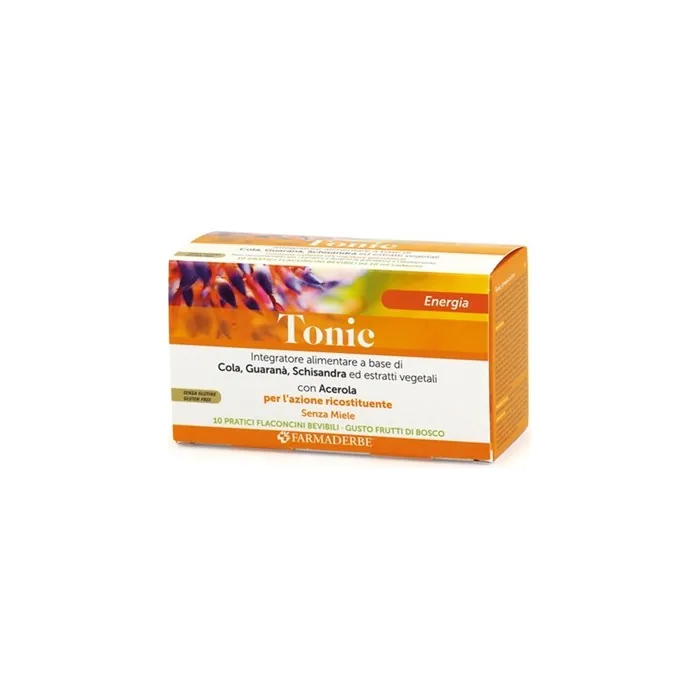 Farmaderbe Tonic Dietary Supplement Without Honey 10 Vials 10ml