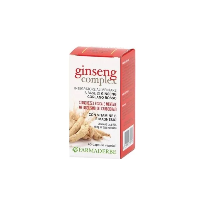 FARMADERBE Ginseng Complex Energy Supplement 45 Capsules