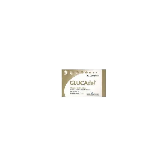 Deltha Pharma Glucadel Beta Glucan Supplement 30 Tablets - Immune System Support