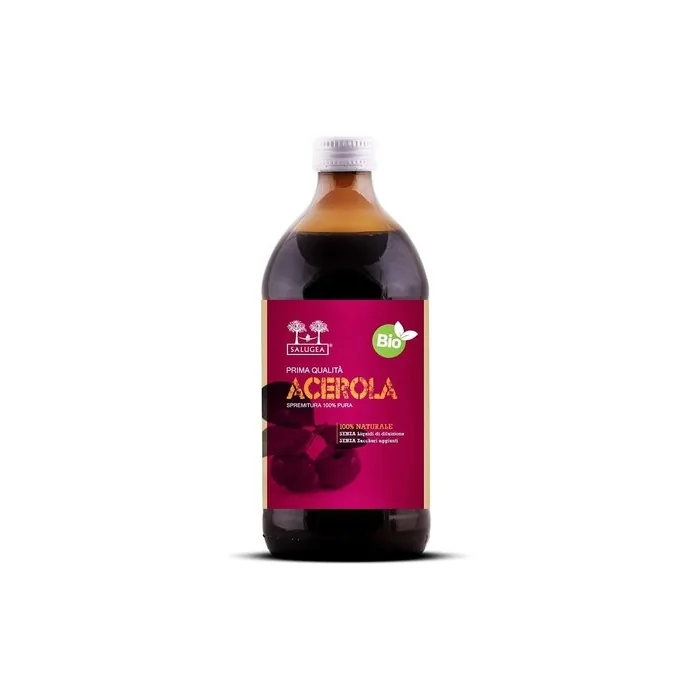 Salugea Organic Acerola Juice 100% Pure and Organic Fluidifying Supplement