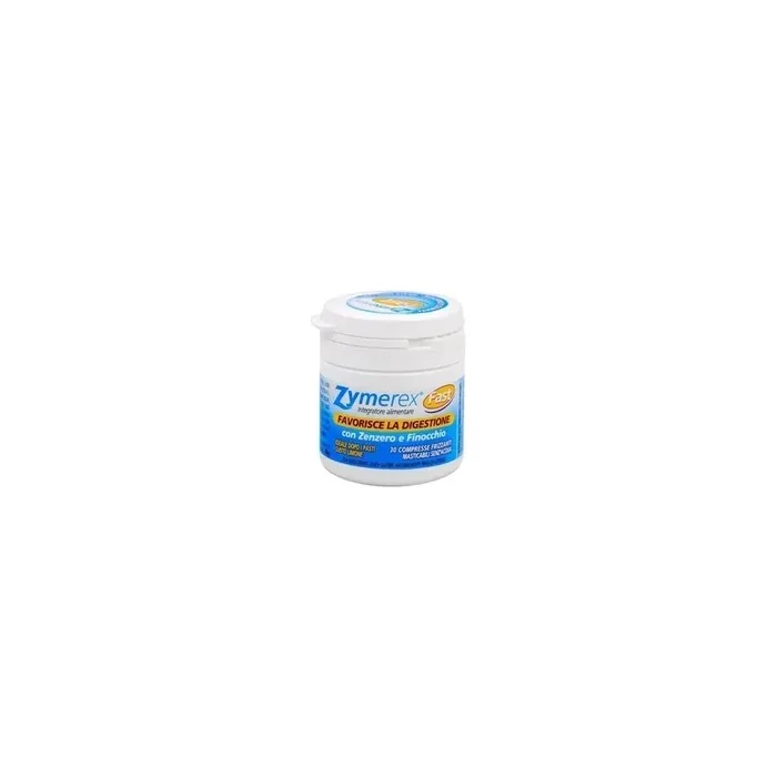 Wilco Farma Zymerex Fast Digestive Aid Chewable Tablets Lemon Flavor 30 Tablets