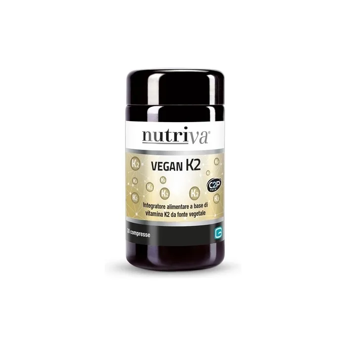 Nutriva Vegan K2 Food Supplement Based on Vitamin K2