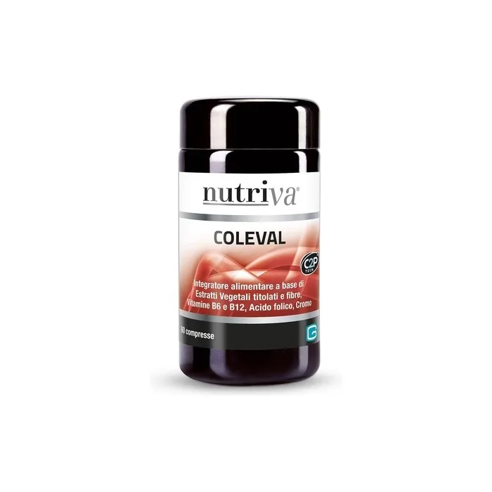 Nutriva Coleval Dietary Supplement for Cholesterol, Homocysteine, and Blood Sugar