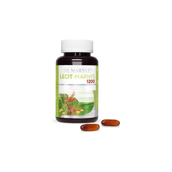 Lecit-Marnys Soy Lecithin 60 Capsules - 1200 Mg