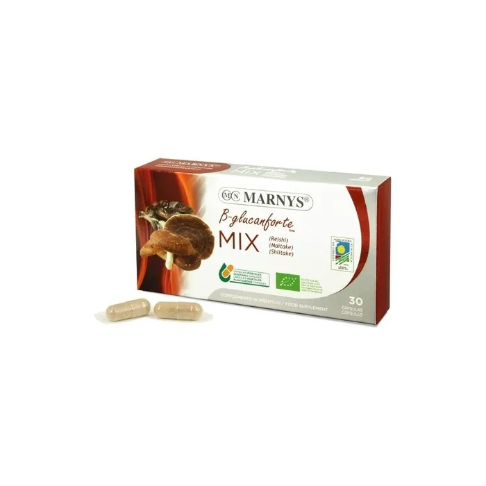 Marny's B-Glucanforte Mix Bio Mushrooms 30 Capsules