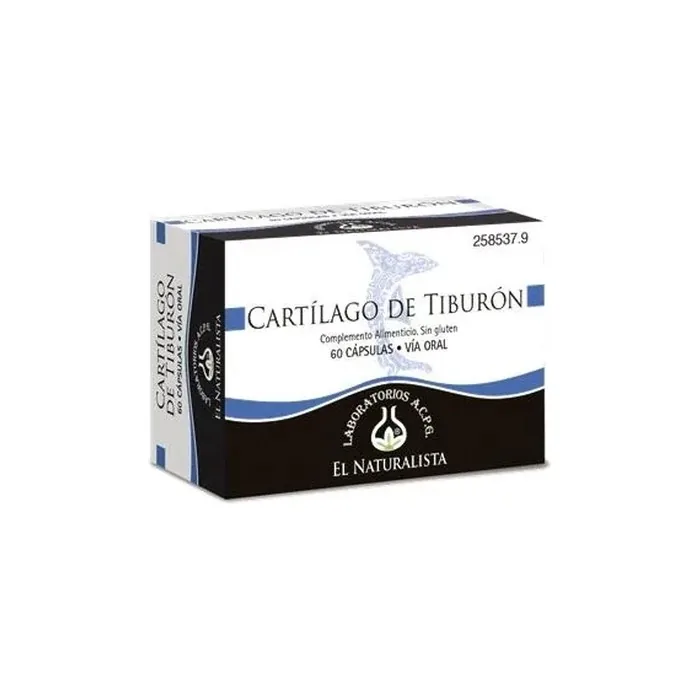 El Natural Shark Cartilage 500 Milligrams X 60 Capsules
