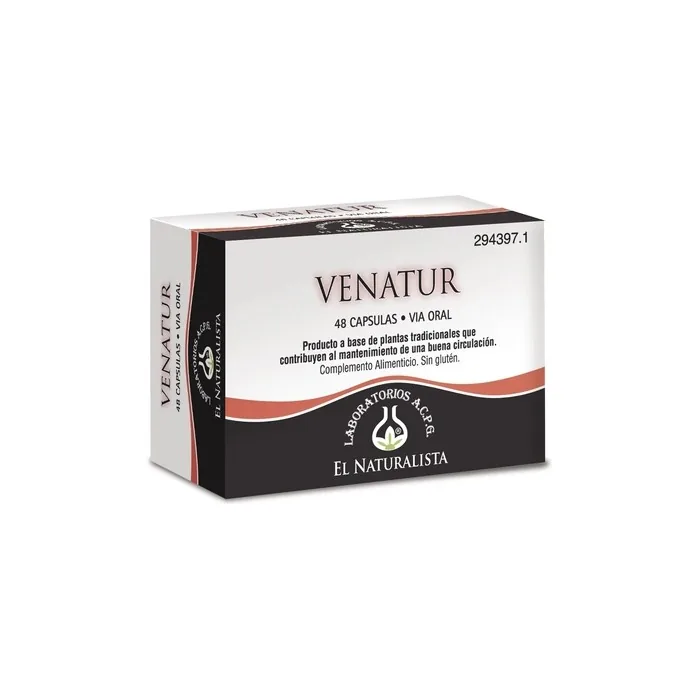 El Natural El Natural Venatur 48 Capsules 375 Milligrams