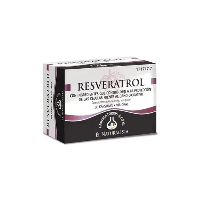 El Natural El Natural Resveratrol 60 Capsules