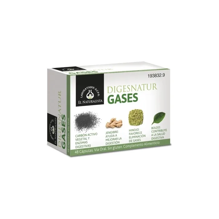 El Natural El Natural Digesnatur Gases 650 Mg X 48 Capsules