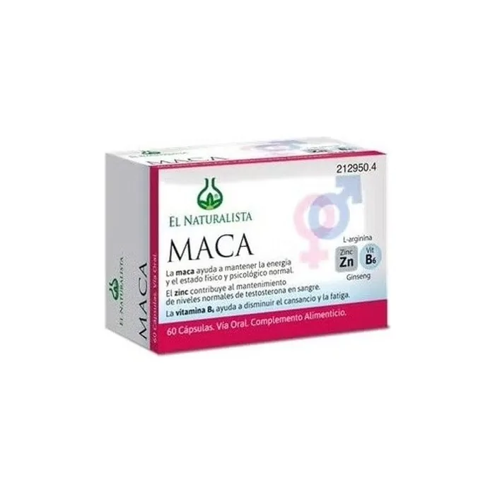 El Naturalista Maca Supplement 60 Capsules