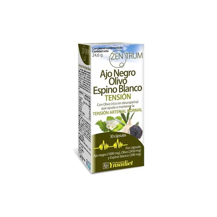Ynsadiet Garlic Black Olive Hawthorn - 30 Capsules