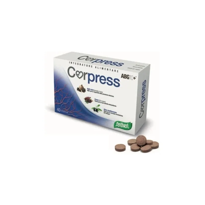 Santiveri Corpress Supplement with Garlic and Cocoa 40 Tablets