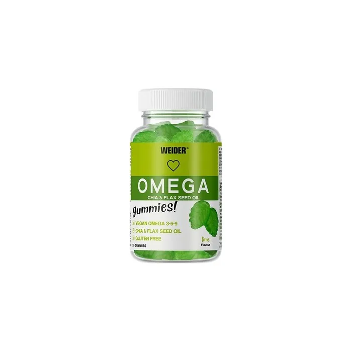 Weider Omega Gummies Lime 50 Gummies