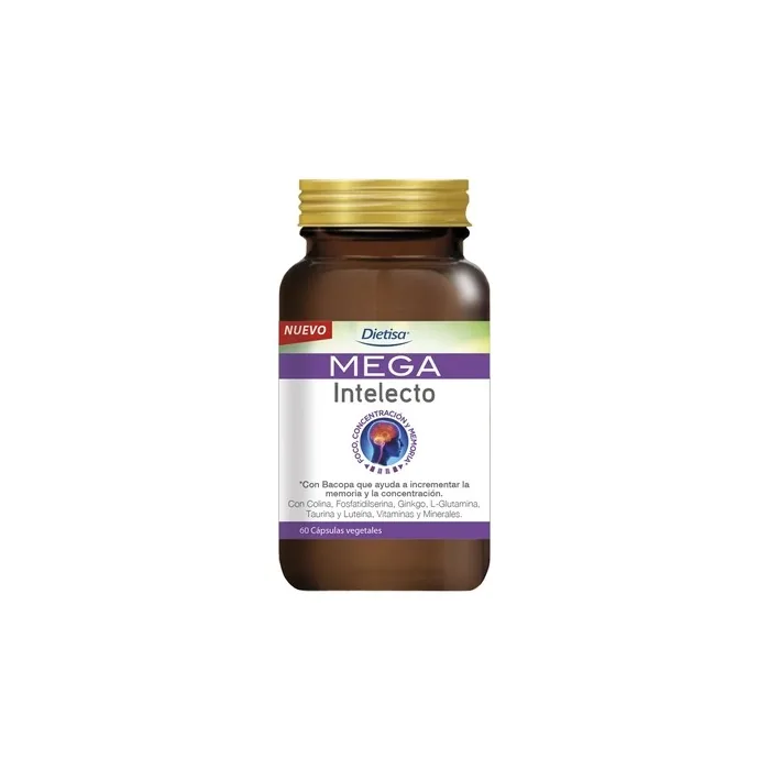 Dietisa Dietisa Mega Intelecto 60 Vegetable Capsules
